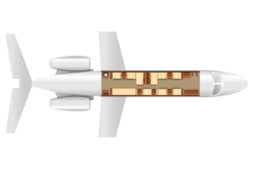 Private Heavy Jet Challenger 850 Floor Plan